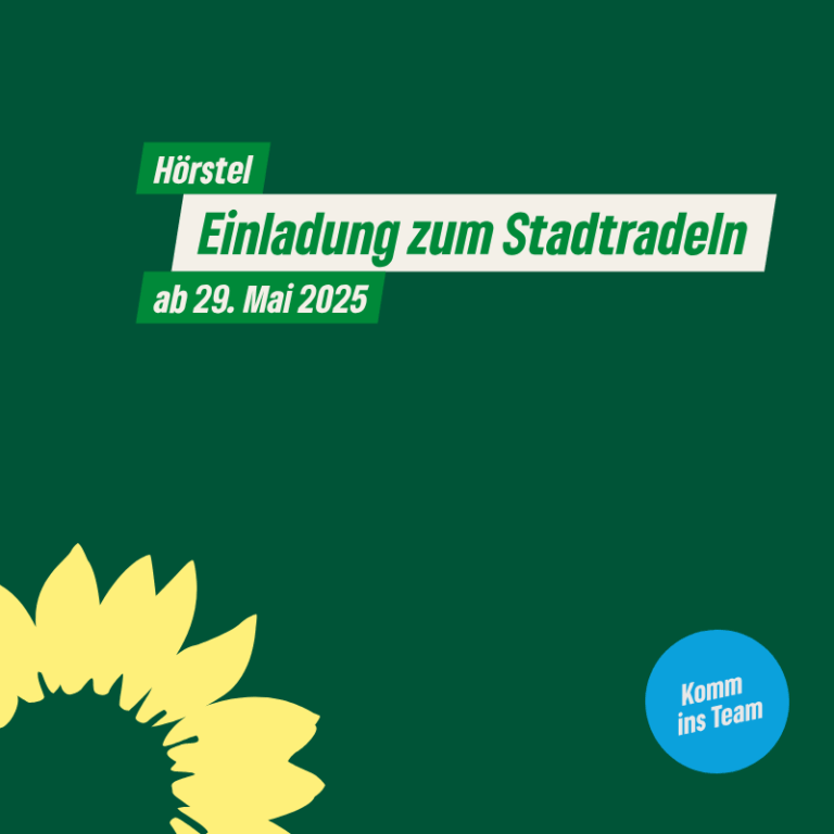 Einladung zum Stadtradeln in Hörstel 2025
