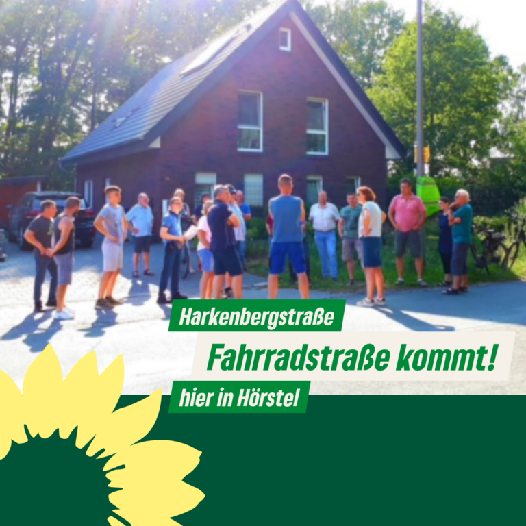 Durchbruch für die Harkenbergstraße: Hörstels erste Fahrradstraße kommt